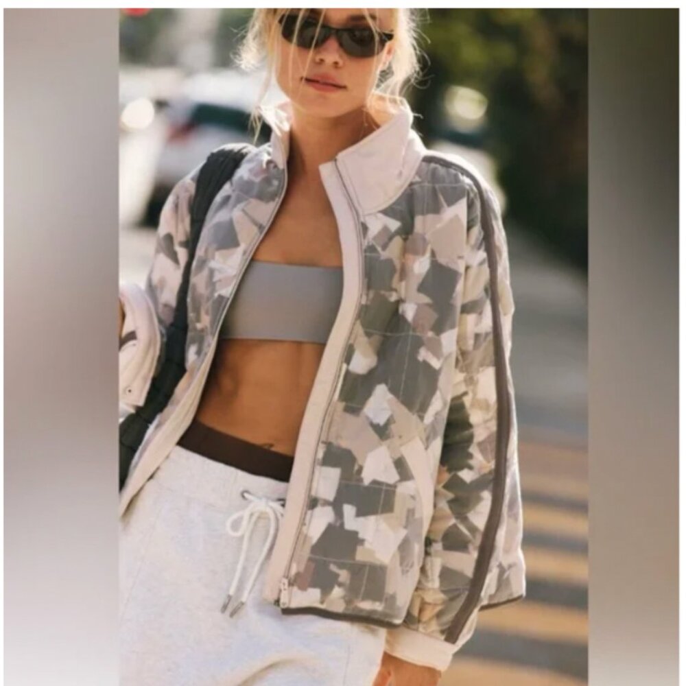 Free People Movement Pippa Packable Puffer Jacket in Tofu Combo - Picture 6 of 13